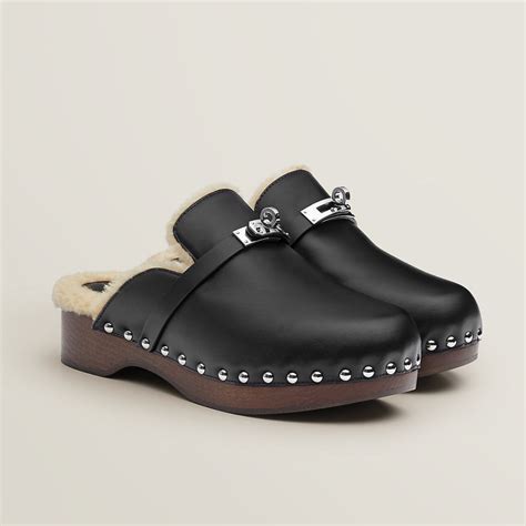 hermes clogs